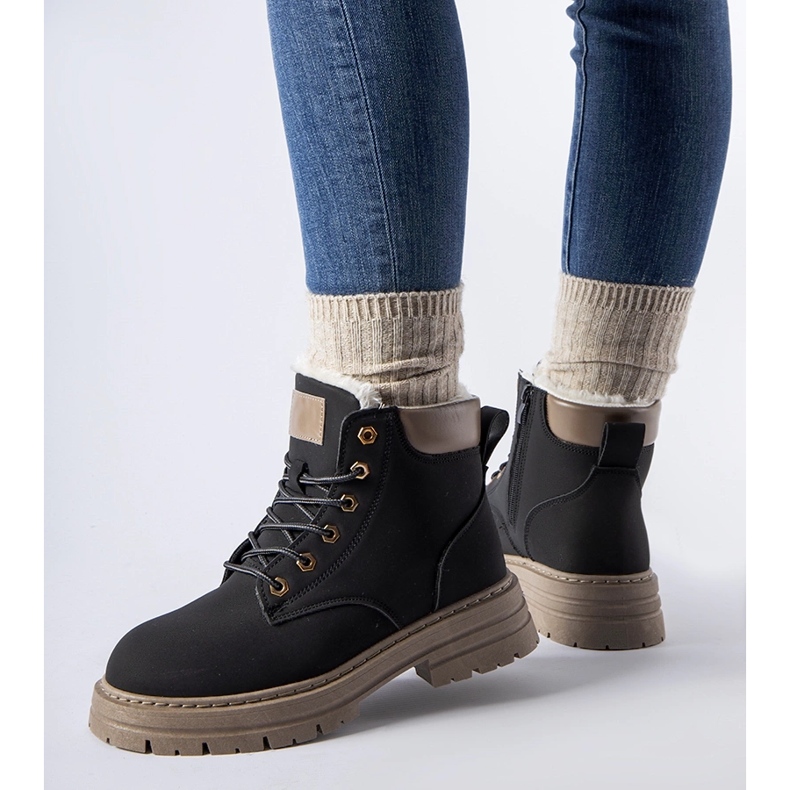 Fekete szigetelt Mcwhorter csizma 1