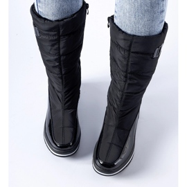 Fekete szigetelt magashócsizma a Settimo márkától 1 Fekete szigetelt magashócsizma a Settimo márkától 1