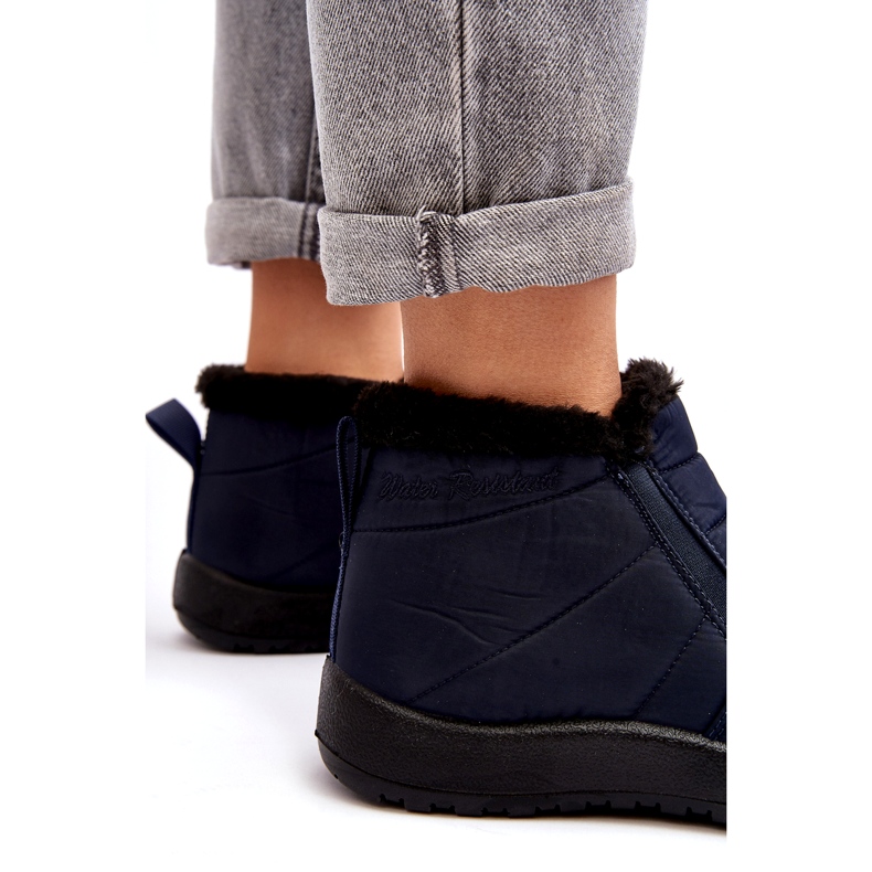 News Női sötétkék hócsizma 2