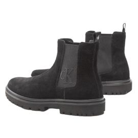 Calvin Klein Jeans Lug Mid Chelsea Boot M YM0YM00271 cipő fekete 1