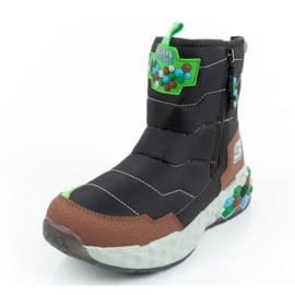 Skechers Jr 402216L/BKBR hócsizma barna 1