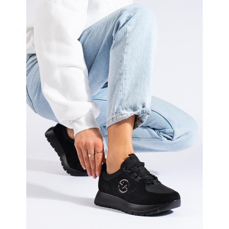 Vinceza fekete női sportcipő 1