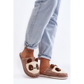 Meleg női papucs barna Priseth 1 Meleg női papucs barna Priseth 1