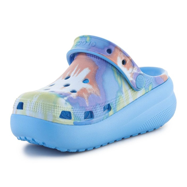 Crocs Classic Tie Dye Cutie Clog 208083-4KT hab papucs kék 2