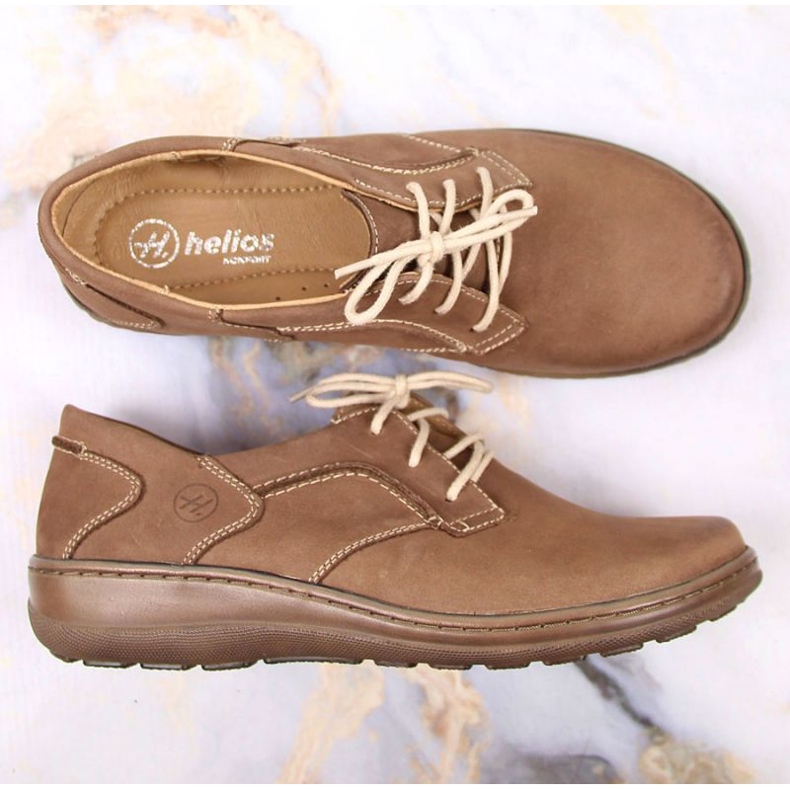 Helios W H715N komfortcipő, bézs barna 2