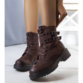 Sötétbarna Fallkirk csizma 1