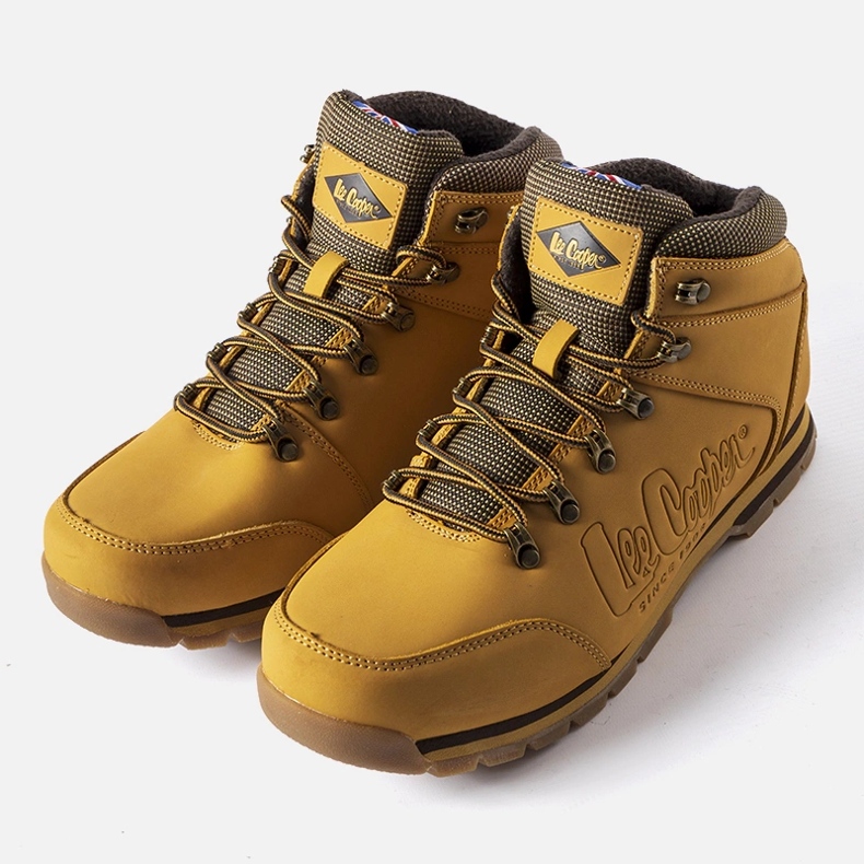 Barna bőr cipő Lee Cooper LCJ-20-01-012 1