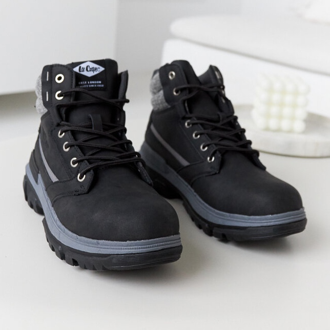 Fekete Lee Cooper LCJ-22-01-1374L magas csizma 1