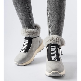 Szürke szigetelt Oneglia magas tornacipő 1 Szürke szigetelt Oneglia magas tornacipő 1