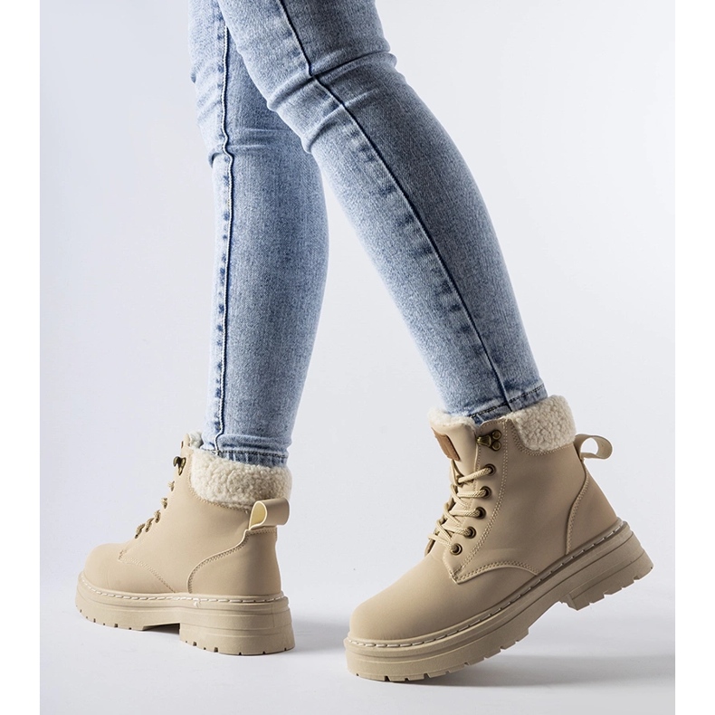 Bézs színű szigetelt Burgondi munkások 1