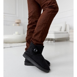 Snyder fekete rövid szigetelt hócsizma 1