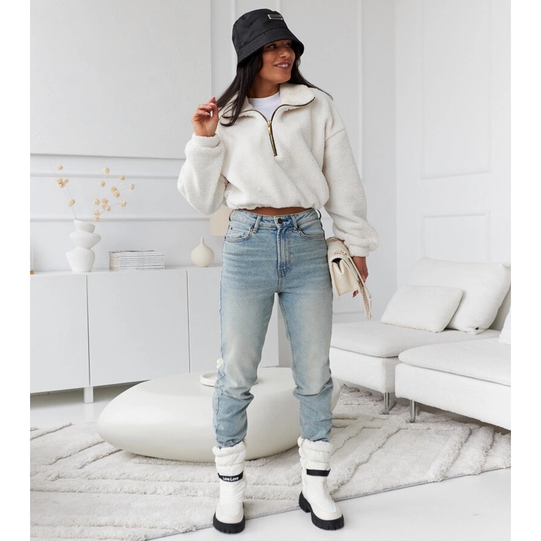 Bézs színű hőszigetelt női hócsizma a Pulliamtól 1