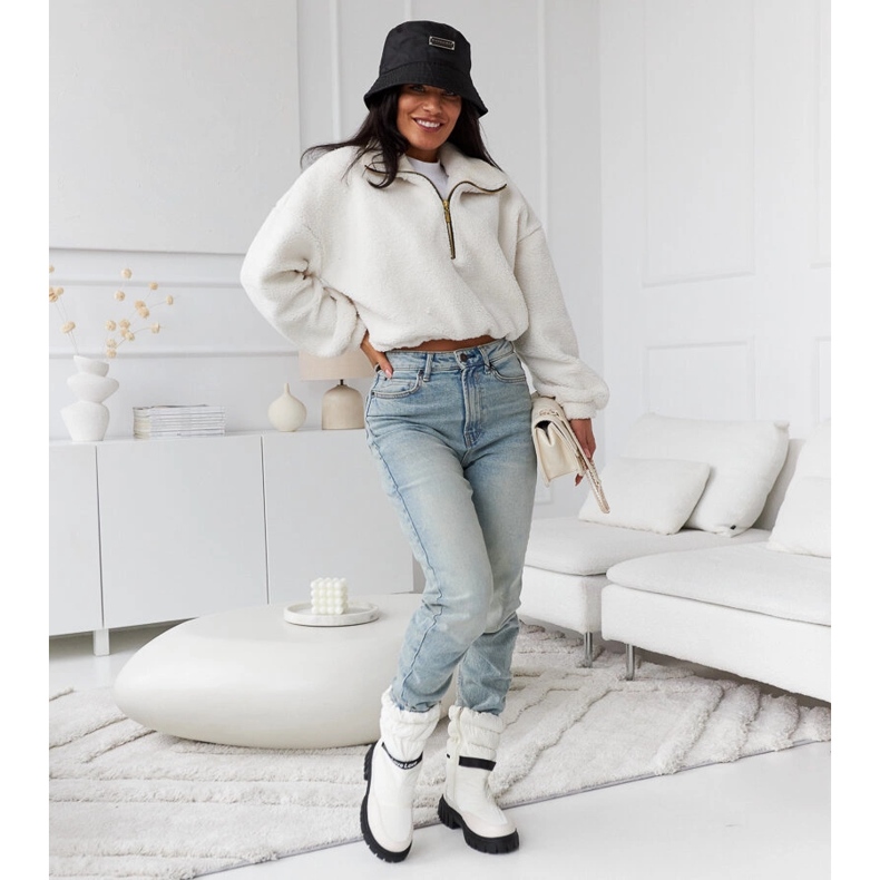 Bézs színű hőszigetelt női hócsizma a Pulliamtól 2