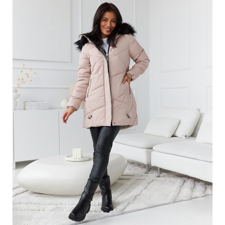 Fekete szigetelt bokacsizma dekoratív Lido pánttal 1