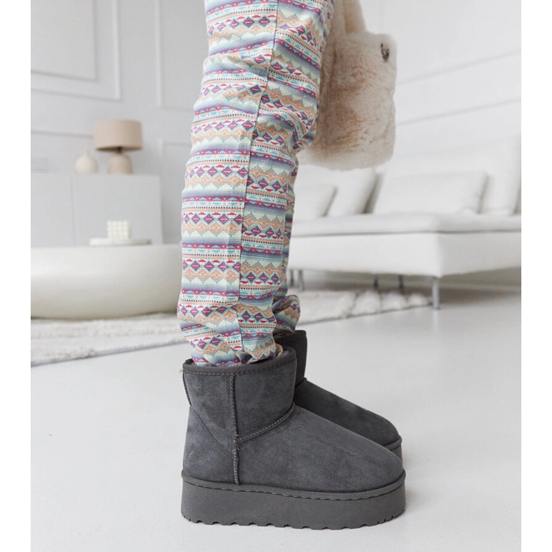 Szürke szigetelt hócsizma a Tucson platformon 1