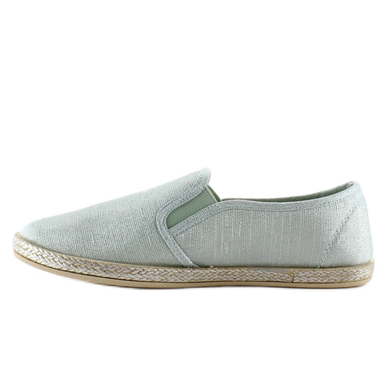 Felcsúsztatható espadrill glamour JX16 zöld 1