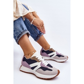 Női sportcipők Lila Chloette ibolya 1