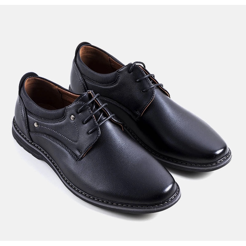 Toni férfi fekete brogues 1