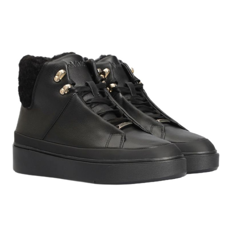Calvin Klein Hell Cupsole Hi Top Wl W cipő HW0HW01208 fekete 1