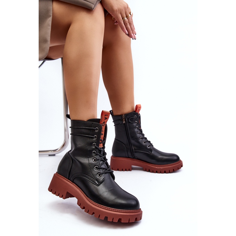 Női Trapper Boots La.Fi 250045OR-LA Fekete 1