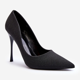 Tiberon fekete csillogó magassarkú 1 Tiberon fekete csillogó magassarkú 1