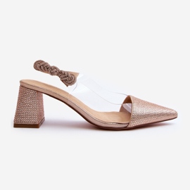 Elegáns hegyes orrú szivattyúk D&A MR91292-1 pezsgő aranysárga 1 Elegáns hegyes orrú szivattyúk D&A MR91292-1 pezsgő aranysárga 1