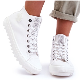 Női cipők Big Star High Meleg fehér GG274108 4