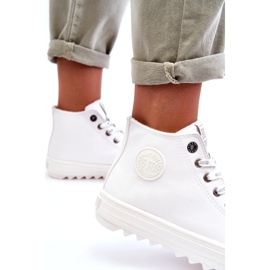 Női cipők Big Star High Meleg fehér GG274108 1