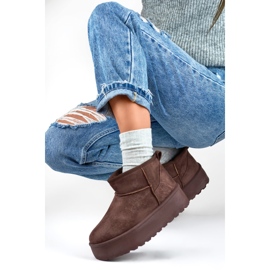 Barna hócsizma vastag talppal 2 Barna hócsizma vastag talppal 2