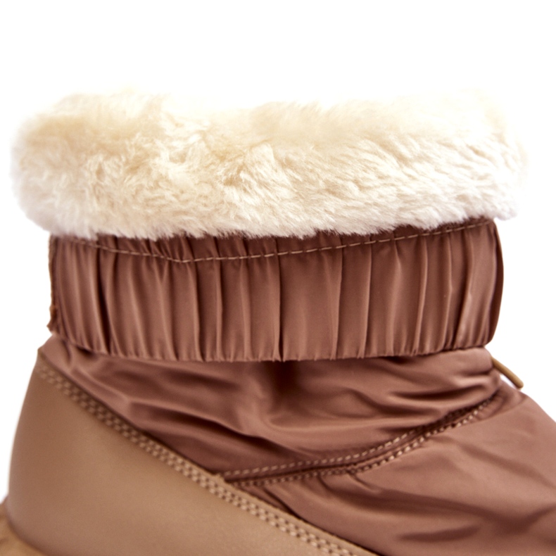 Seastar Bézs színű női hócsizma vastag talppal 2 Seastar Bézs színű női hócsizma vastag talppal 2