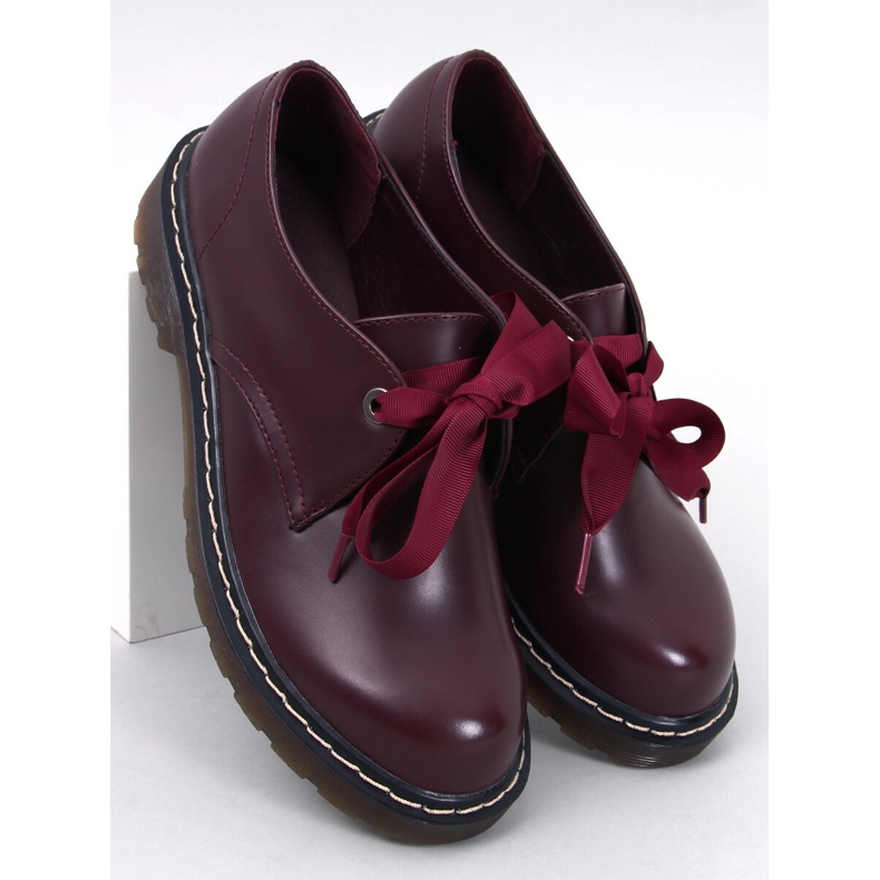 Bovver csizma Sherone Wine Red mokaszin piros 1