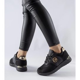 Fekete Almenno sportcipő 2