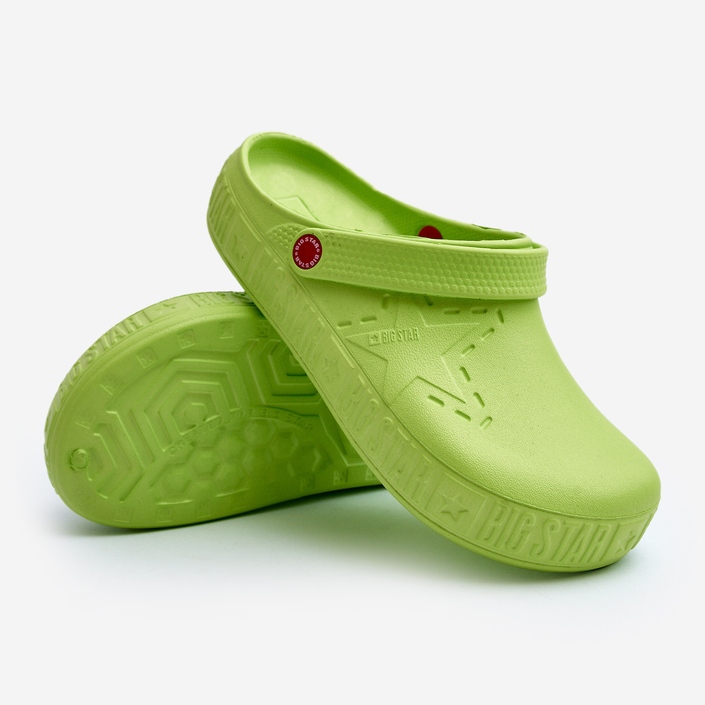 Férfi könnyű flip-Flops Crocs Big Star II175005 zöld 2