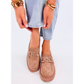 Karins Khaki velúr csatos mokaszinok bézs 1 Karins Khaki velúr csatos mokaszinok bézs 1
