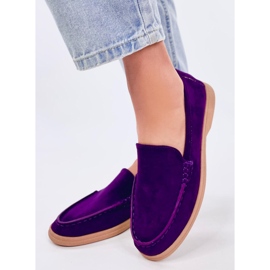 Puha női mokaszinok a Justt Purple-től ibolya 2