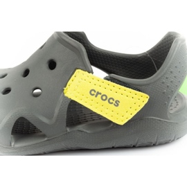 Crocs Swiftwater Jr 204021-08I szandál zöld 1