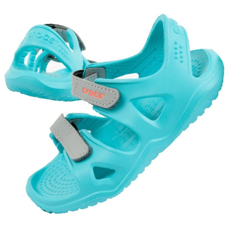 Crocs Swiftwater Jr 204988-40M szandál kék 1