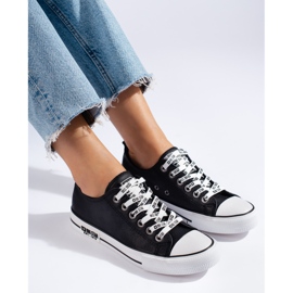 Női Big Star tornacipő KK274096 fekete 1