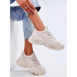 Wally Beige edzőcipő bézs 2