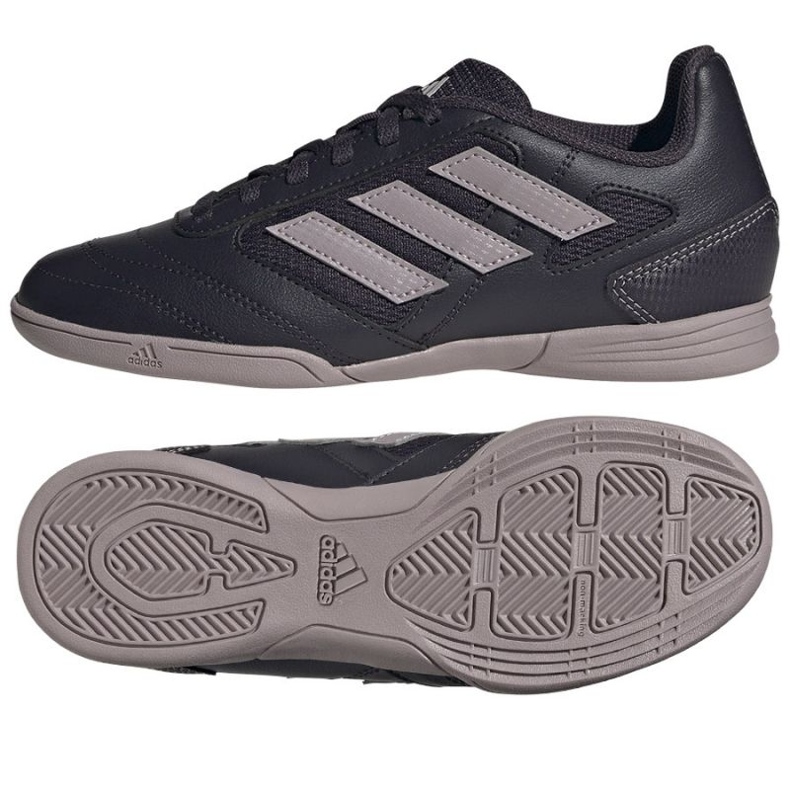 Adidas Super Sala 2 In Jr IE7559 futballcipő fekete 1