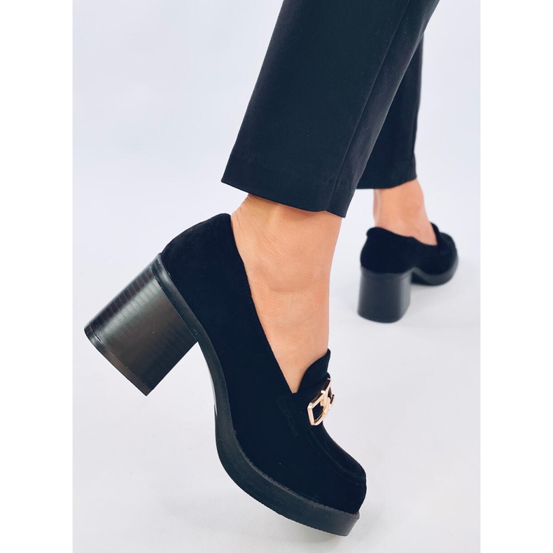 Corinai Black magas sarkú cipó fekete 1