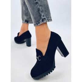 Desira fekete magas sarkú cipó 2