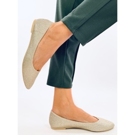 Chiesa Gold csillogó balerinák aranysárga 2 Chiesa Gold csillogó balerinák aranysárga 2