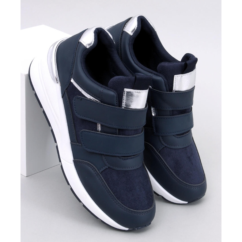 Moulton Navy wedge tornacipő tépőzárral kék 1 Moulton Navy wedge tornacipő tépőzárral kék 1