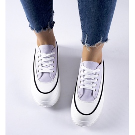 Lila tornacipők a Plesio platformon ibolya 1