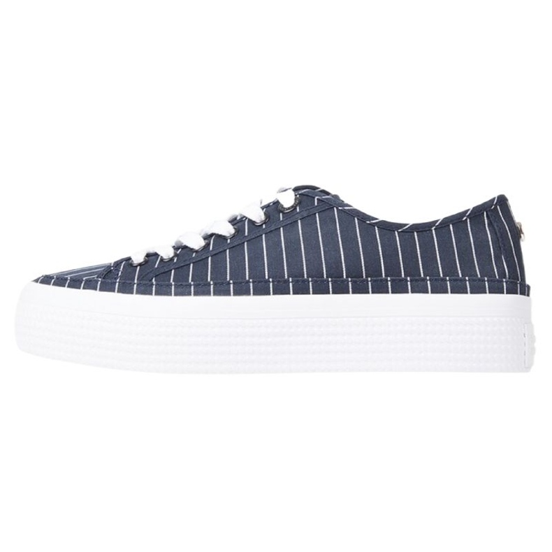 Tommy Hilfiger Essential Stripe Sneaker W FW0FW06530 cipő kék 1
