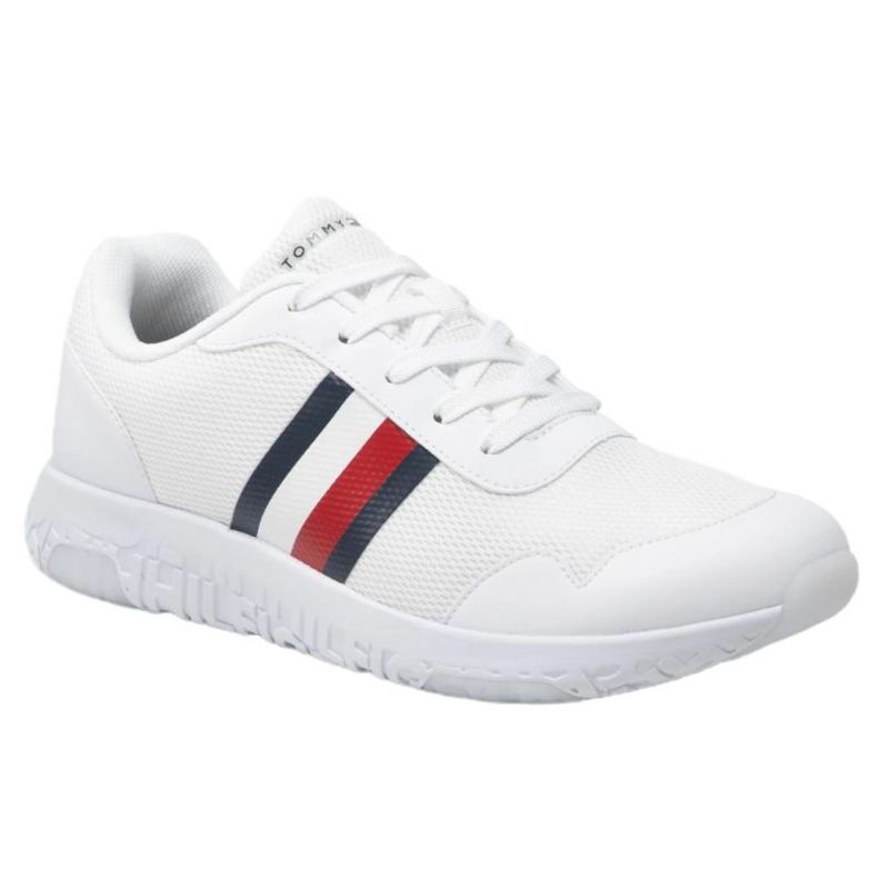Tommy Hilfiger Lightweight Knit Runner M cipő FM0FM04158 fehér 1
