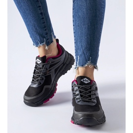 Fekete Lee Cooper LCJ-22-01-1370L tornacipő 2