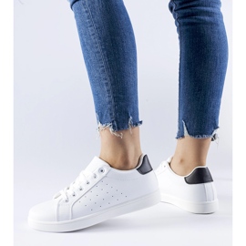 Fehér és fekete Bourassa tornacipő 1