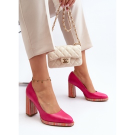 Laura Messi 2746 rózsaszín magassarkú pumpák 1